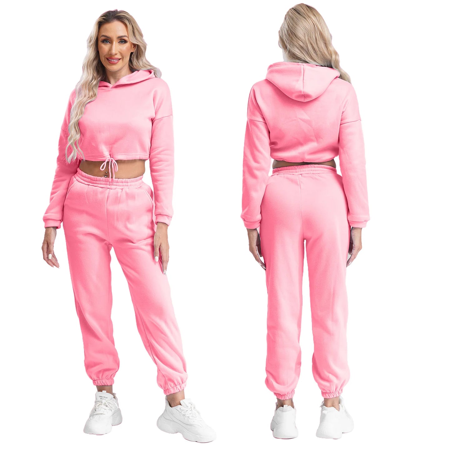 Womens Fleece-Lined Tracksuit - Just Fit