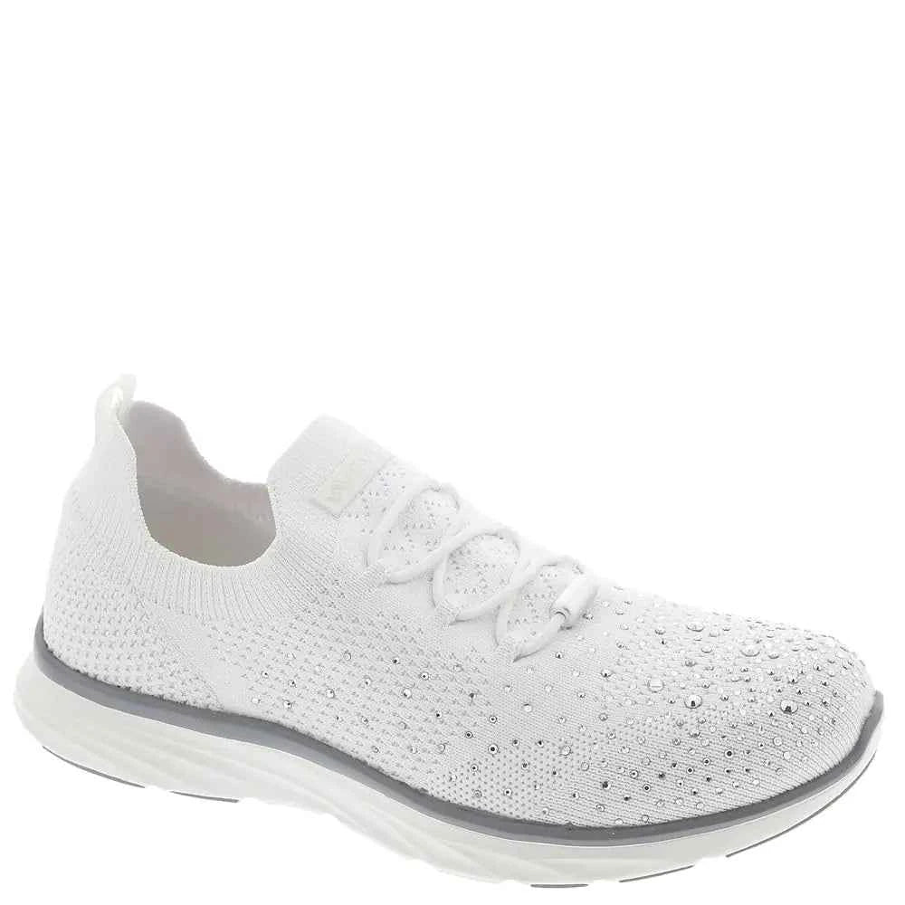 Vevo Active Womens Steffi Rhinestone Embellished Slipon Sneaker