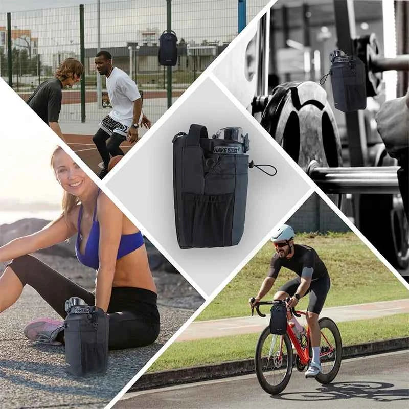 Magnetic Gym Bag Unisex,Unisex Small Gym Bag,Magnetic Water Bottle Holder