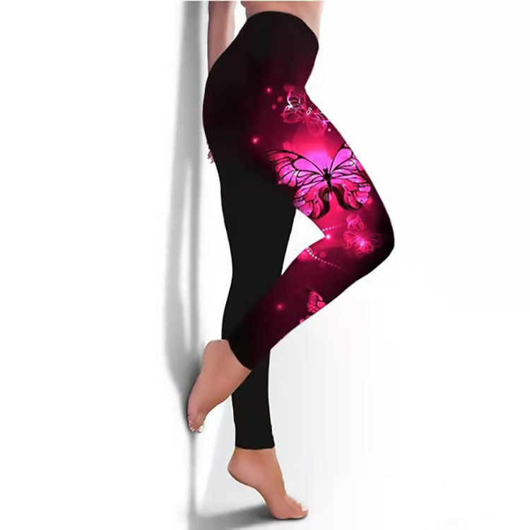 Women's Leggings Breathable Butterfly Printed - Just Fit