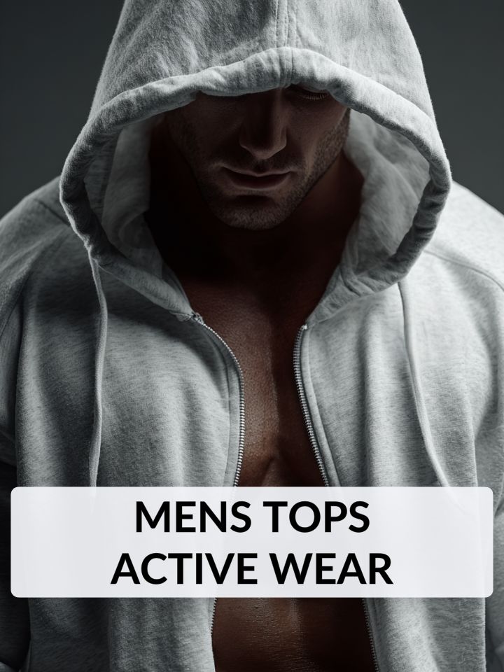 Mens Tops Active Wear