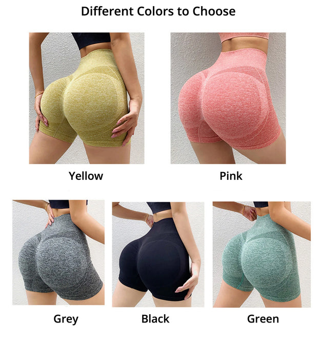 Women’s Seamless Yoga Shorts High Waist