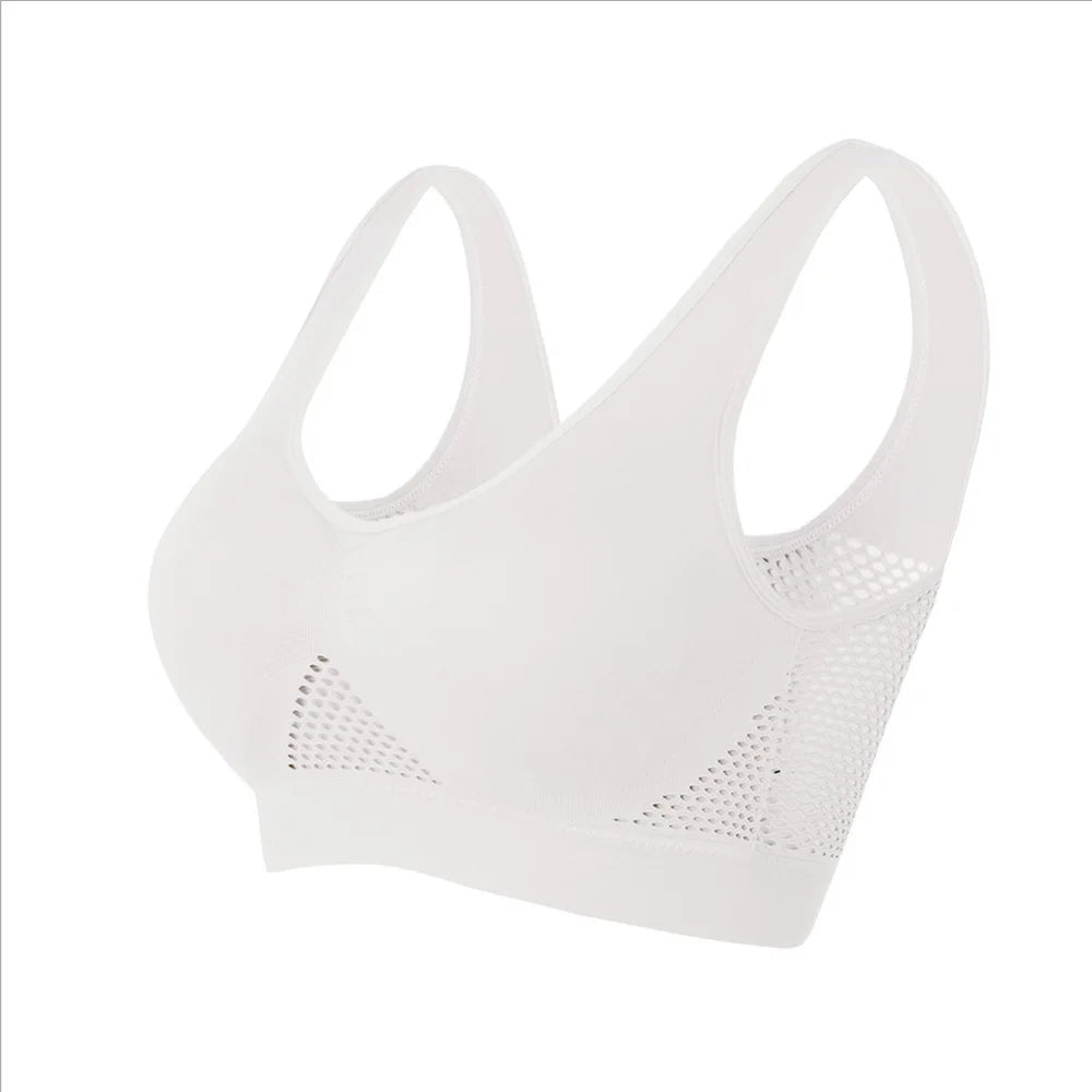 Seamless Mesh Women Sports Bras - Just Fit 