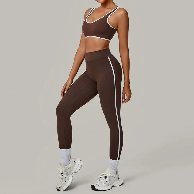 Women’s Sport Bra And Leggings High Waist Active Wear Quick Drying