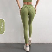 Women's High Waist Hip Lift Yoga Pants With Pockets