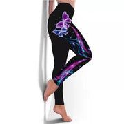 Women's Leggings Breathable Butterfly Printed