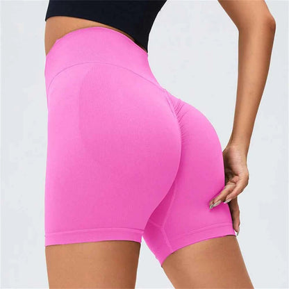 Women’s 2025 High Waist Shorts Push Up Seamless