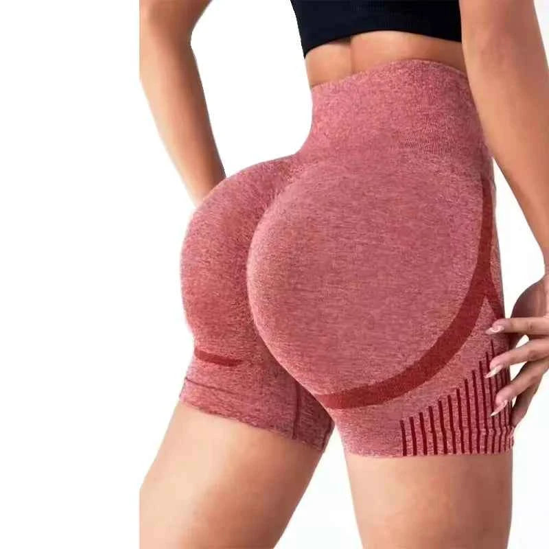 Women’s Yoga Shorts Seamless  High Waist