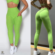 Women’s V Back, Butt High Waist Fitness Scrunch Back Leggings