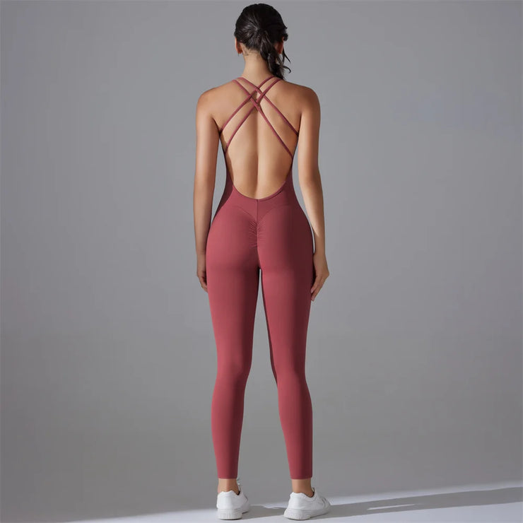 Women’s V Back Bodysuit Scrunch