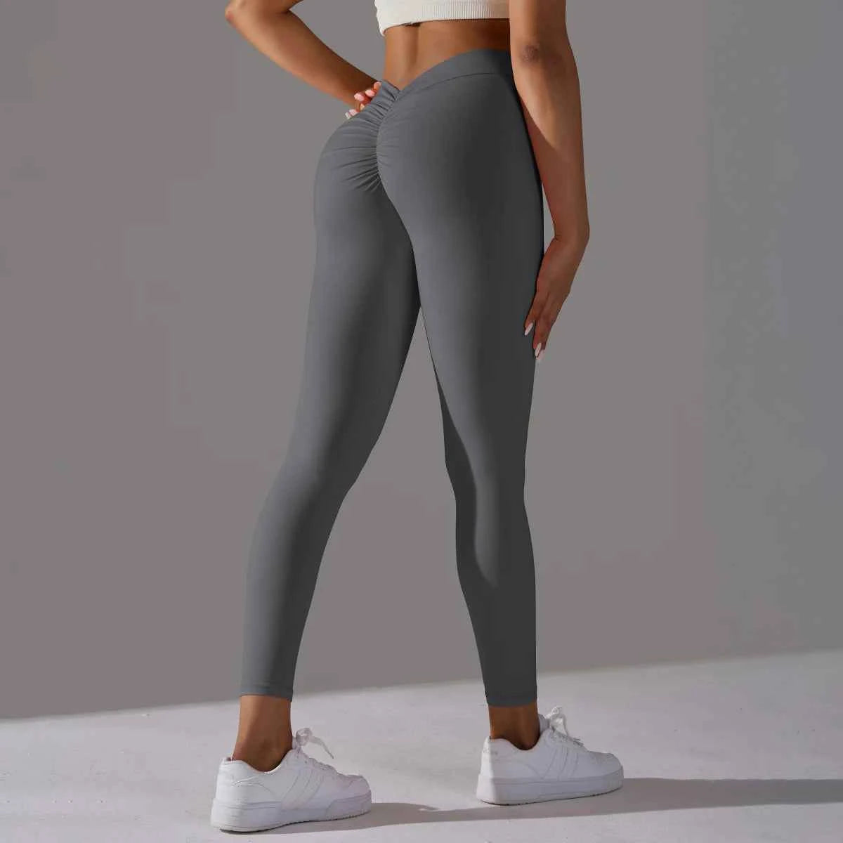 Women Yoga V Back Butt Lift Sexy High Waist