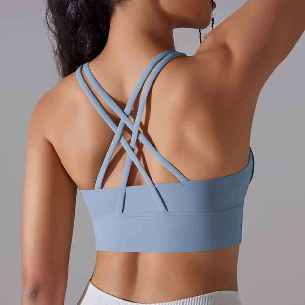 Women’s Yoga BraTank Top For Fitness Naked Feel Sports Bra