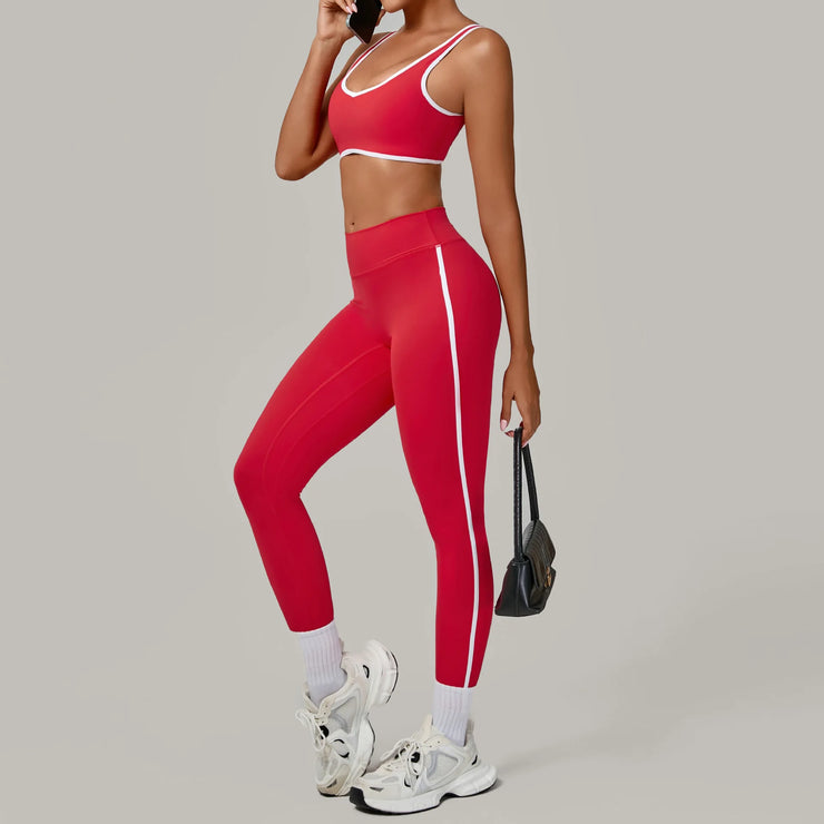 Women’s Sport Bra And Leggings High Waist Active Wear Quick Drying