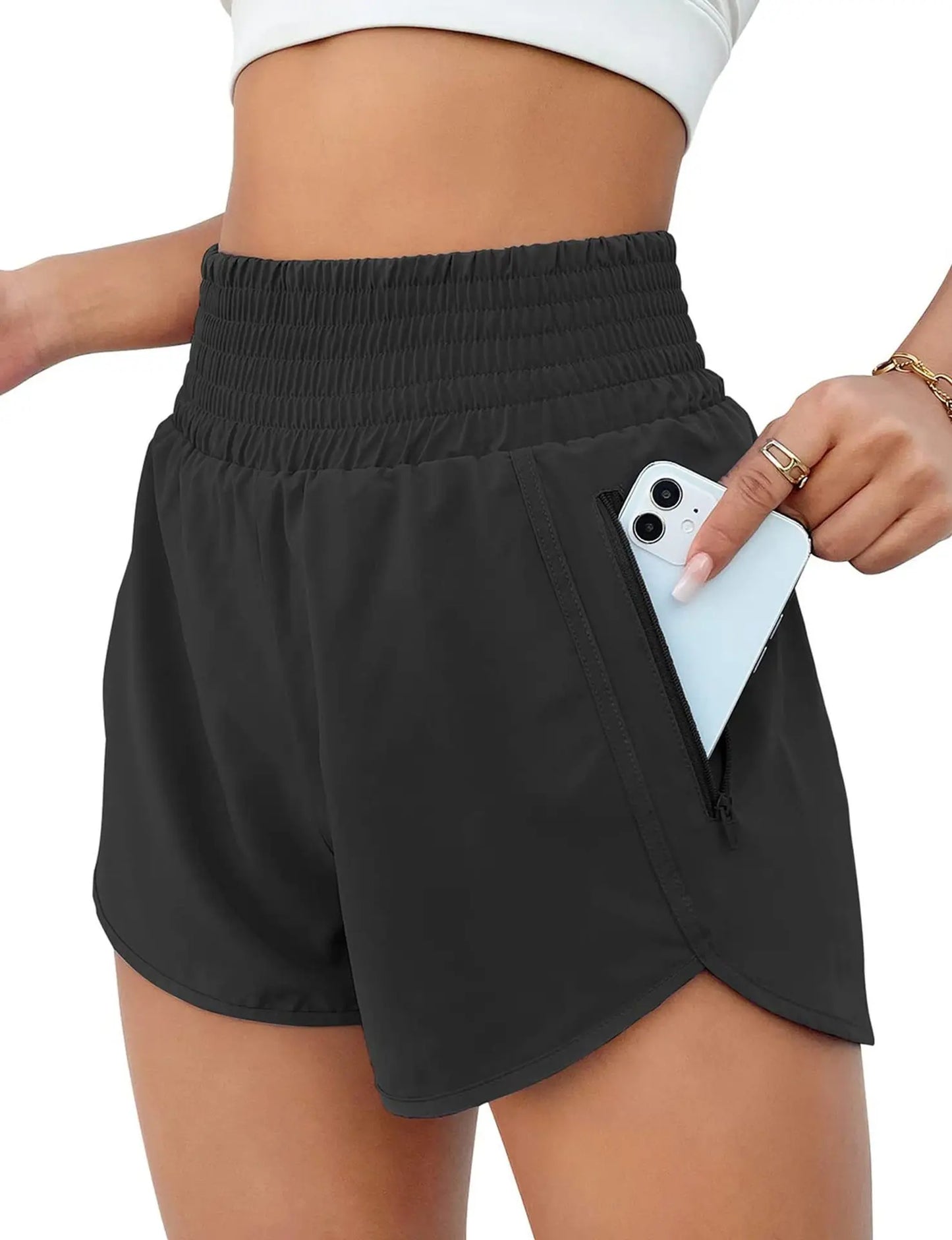 Women High Waist Shorts - Just Fit 