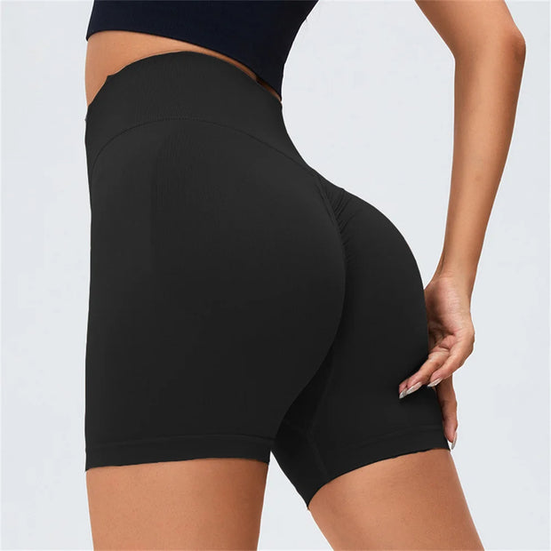 Women’s 2025 High Waist Shorts Push Up Seamless