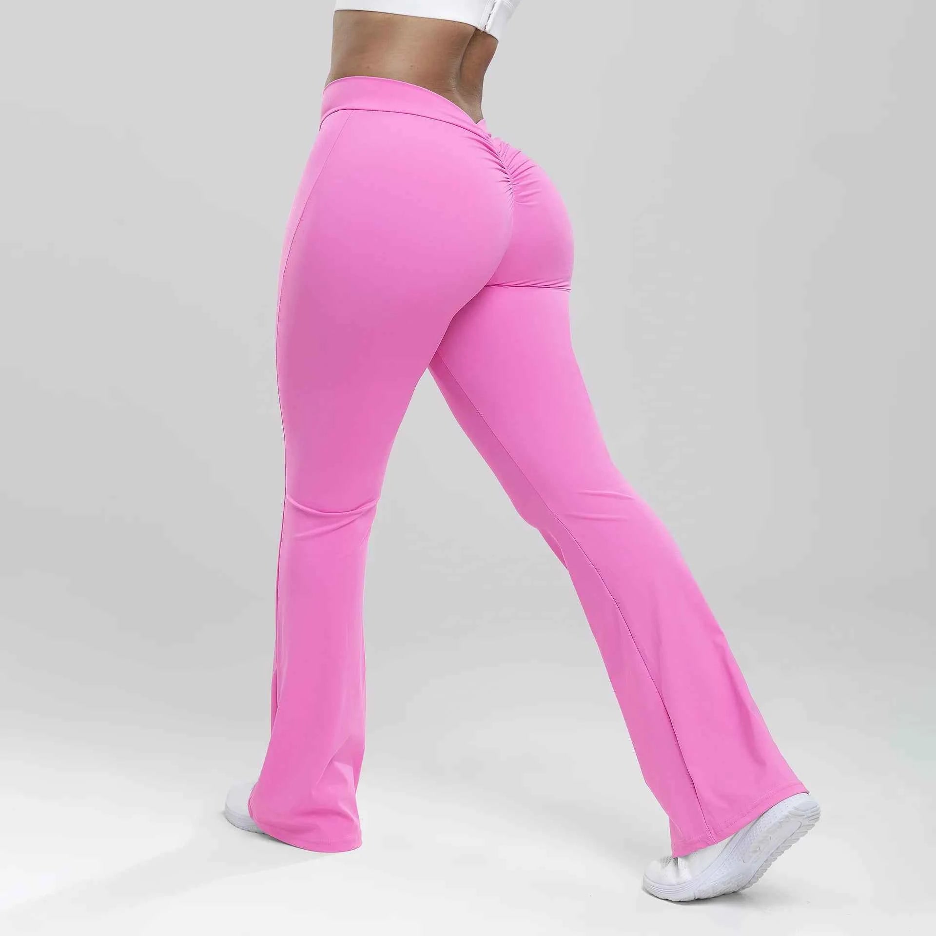Women’s V Back Flared Leggings