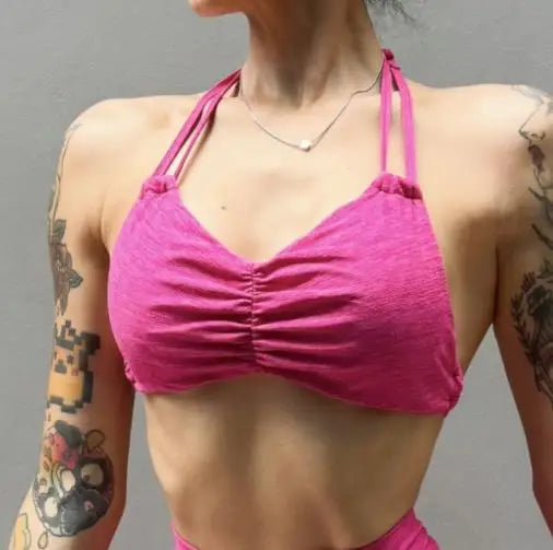 Women’s V Back, Butt High Waist Fitness Scrunch Back Leggings