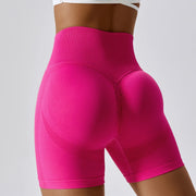 Woman’s Seamless Shorts High Waist Push Up Booty Scrunch Butt Active wear