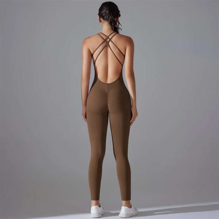 Women’s V Back Bodysuit Scrunch