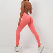 Women’s Cross-strap Back Quick-drying Seamless Ensemble