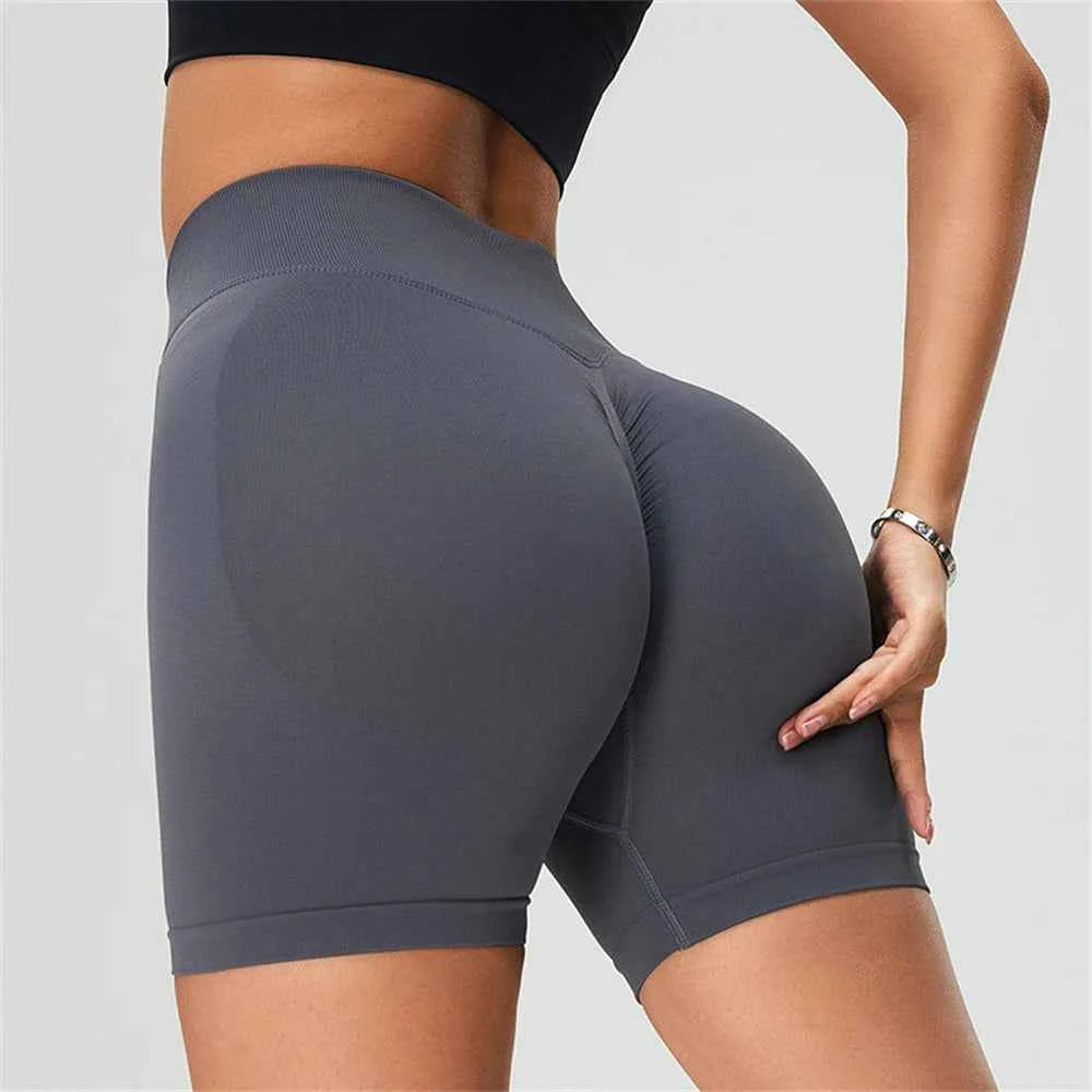 Women’s 2025 High Waist Shorts Push Up Seamless