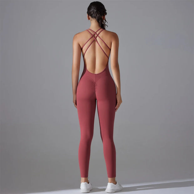 Women’s V Back Bodysuit Scrunch