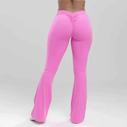 Women’s V Back Flared Leggings