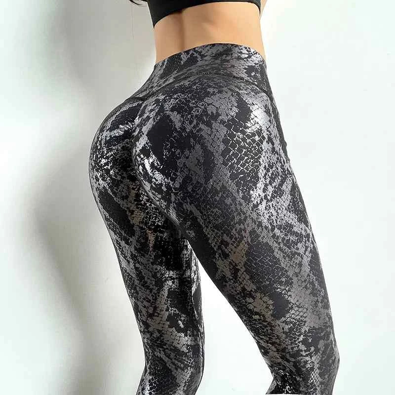 Skinny Stretch Foiled Yoga Pants