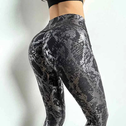 Skinny Stretch Foiled Yoga Pants
