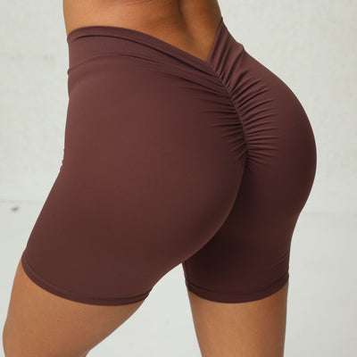 Women’s  Deep V-shaped Scrunch Shorts