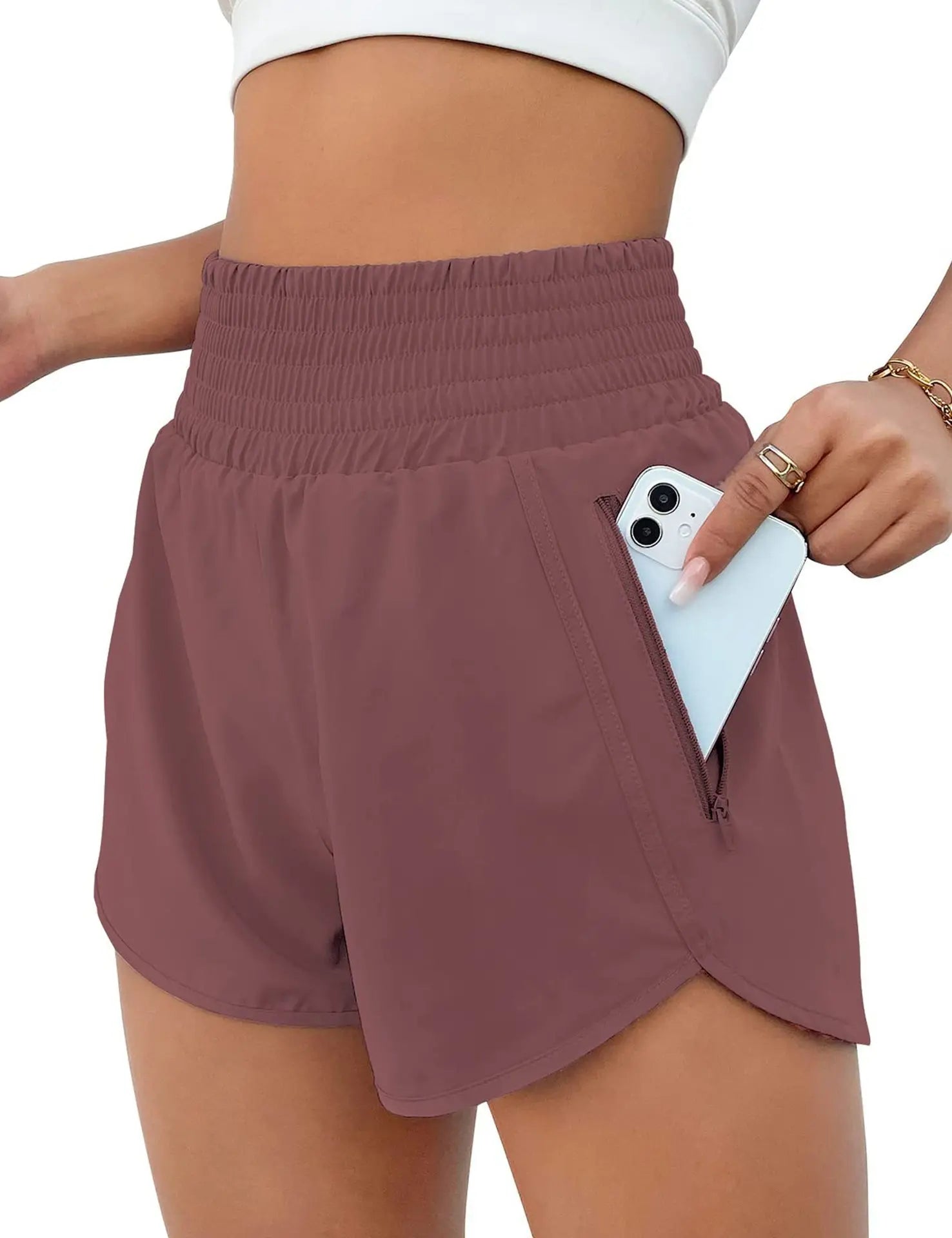 Women High Waist Shorts - Just Fit 