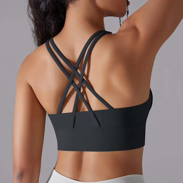 Women’s Yoga BraTank Top For Fitness Naked Feel Sports Bra