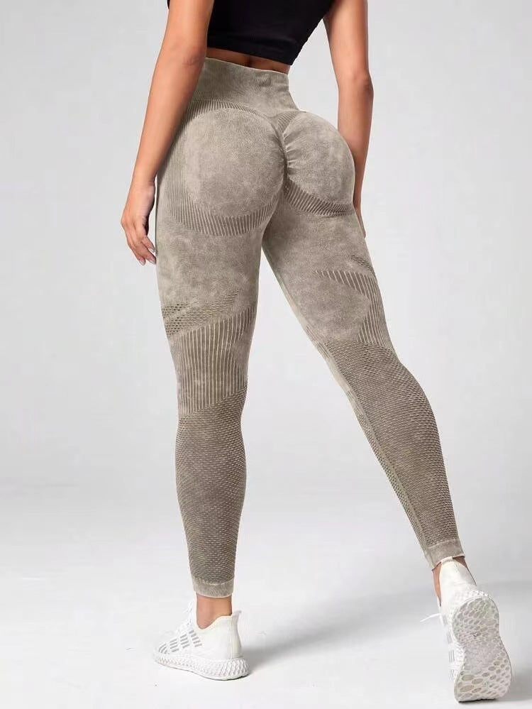 Women’s Hollow Seamless Leggings High Waist - Just Fit 