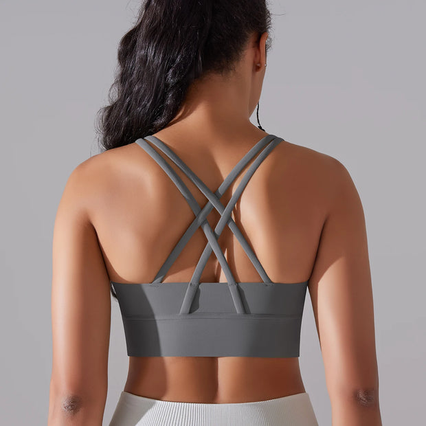 Women’s Yoga BraTank Top For Fitness Naked Feel Sports Bra