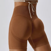 Woman’s Seamless Shorts High Waist Push Up Booty Scrunch Butt Active wear