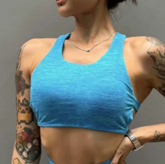 Women’s V Back High Waist Fitness Sets - Just Fit 