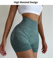 Women’s Seamless Yoga Shorts High Waist
