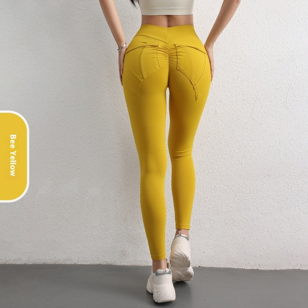 Women's High Waist Hip Lift Yoga Pants With Pockets