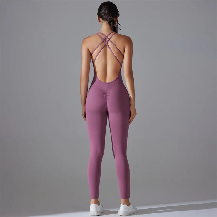 Women’s V Back Bodysuit Scrunch