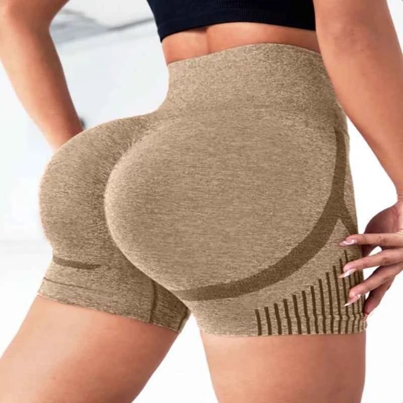 Women’s Yoga Shorts Seamless  High Waist