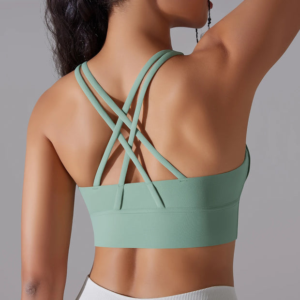 Women’s Yoga BraTank Top For Fitness Naked Feel Sports Bra