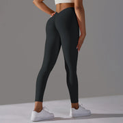 Women Yoga Leggings V Back Butt Lift Sexy High Waist Active Wear