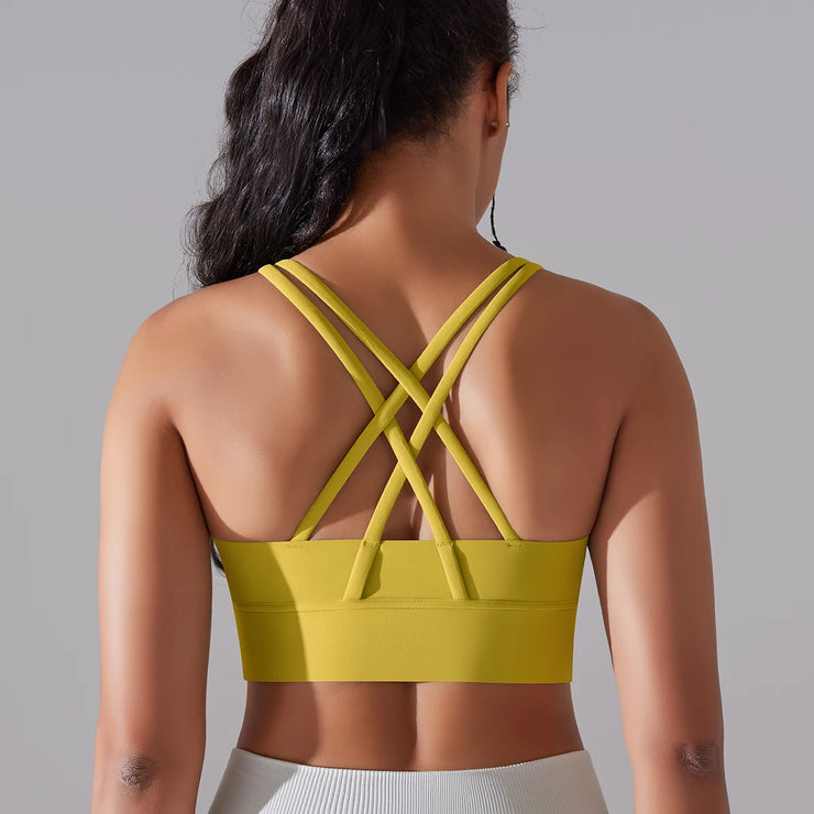 Women’s Yoga BraTank Top For Fitness Naked Feel Sports Bra