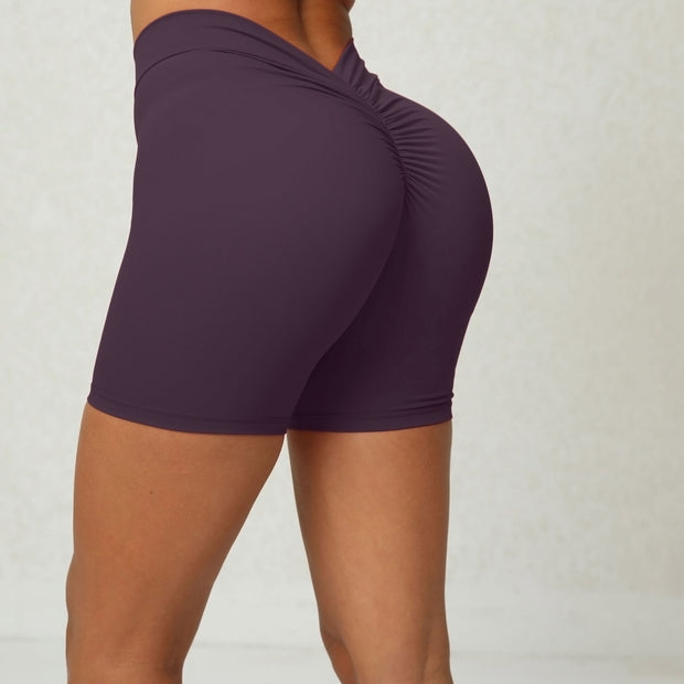 Women’s  Deep V-shaped Scrunch Shorts