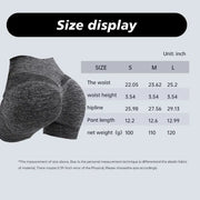 Women’s High Waist Workout Shorts Butt Lifting Tummy Control Booty Smile
