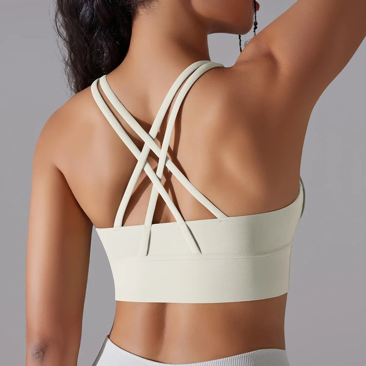 Women’s Yoga BraTank Top For Fitness Naked Feel Sports Bra