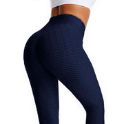 Women’s High Waist Push Up Pants Jacquard Leggings