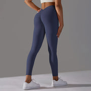 Women Yoga Leggings V Back Butt Lift Sexy High Waist Active Wear