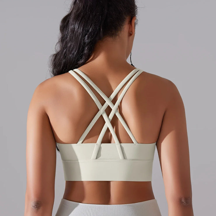 Women’s Yoga BraTank Top For Fitness Naked Feel Sports Bra