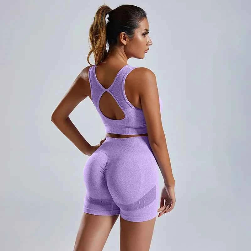 Women's New Seamless Yoga Set